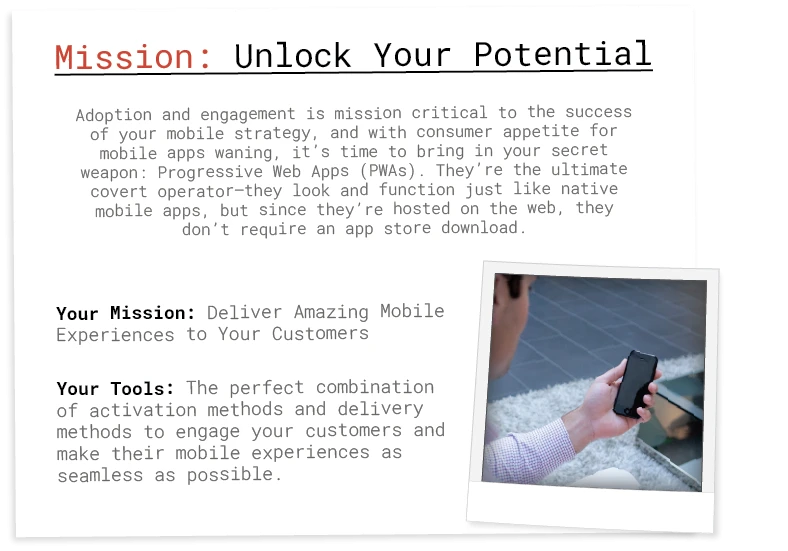 mission: unlock your mobile potential